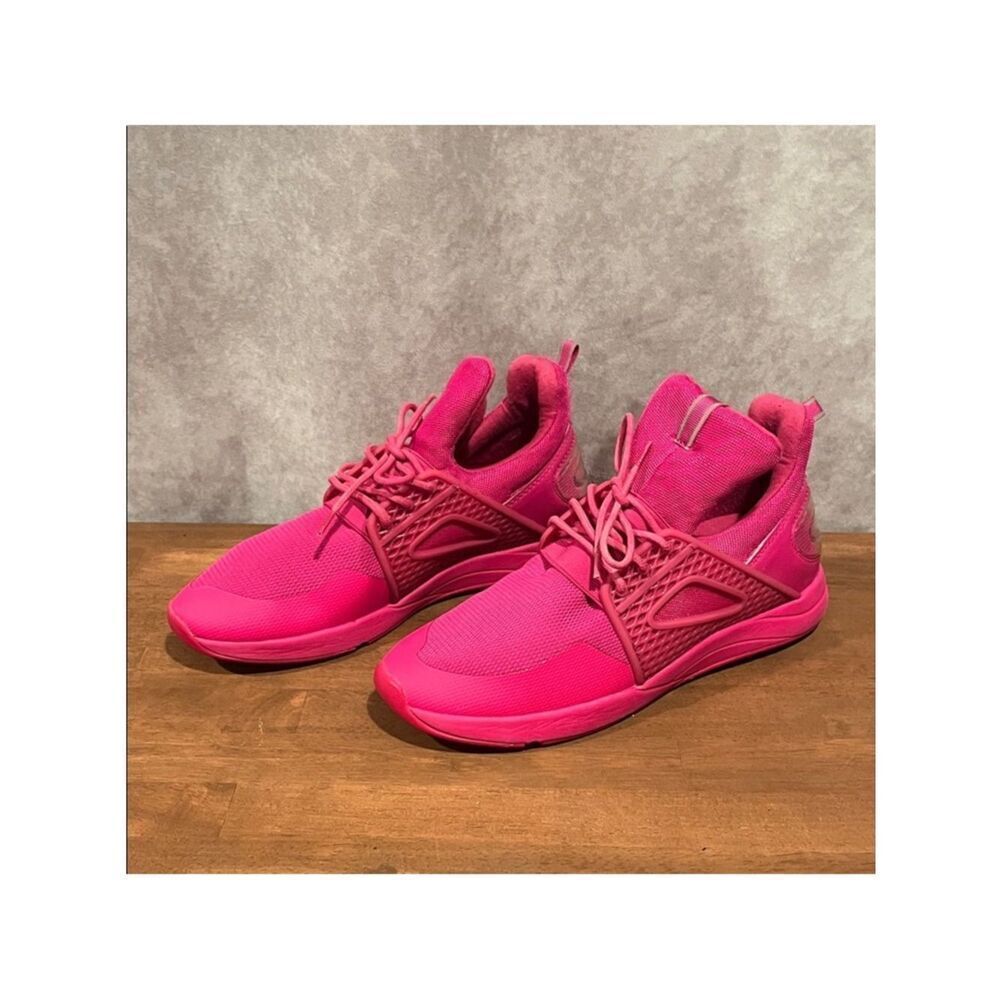 Aldo hot pink sneakers walking shoes size 9